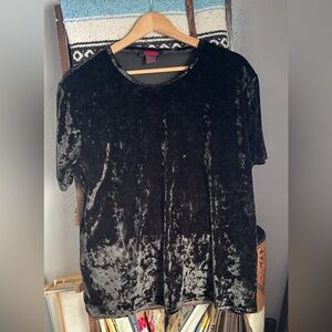 Rick and roll cowgirl velvet tee